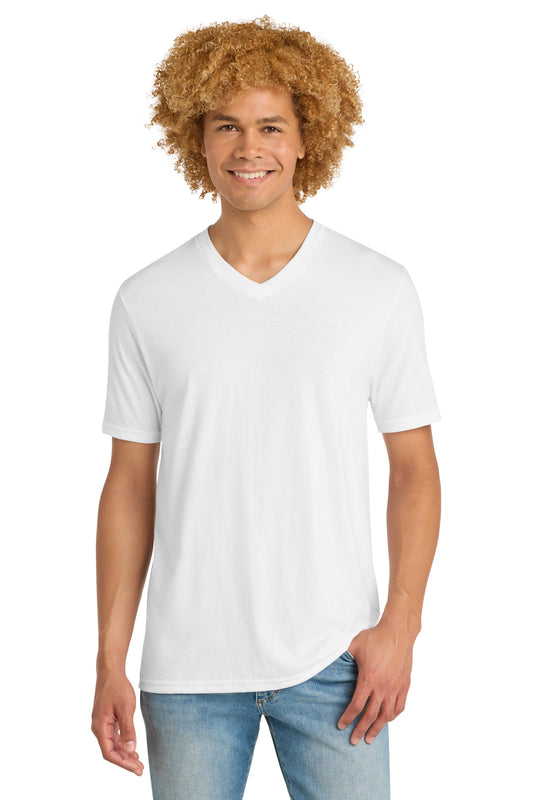 District Perfect Tri V-Neck Tee DT1350 White