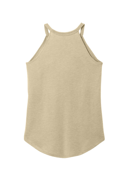 District Women's Perfect Tri Rocker Tank DT137L Desert Tan Heather