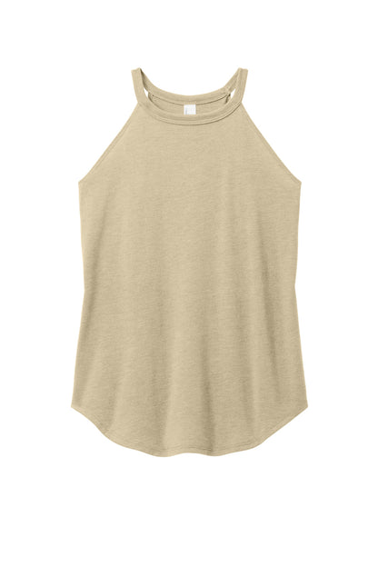 District Women's Perfect Tri Rocker Tank DT137L Desert Tan Heather