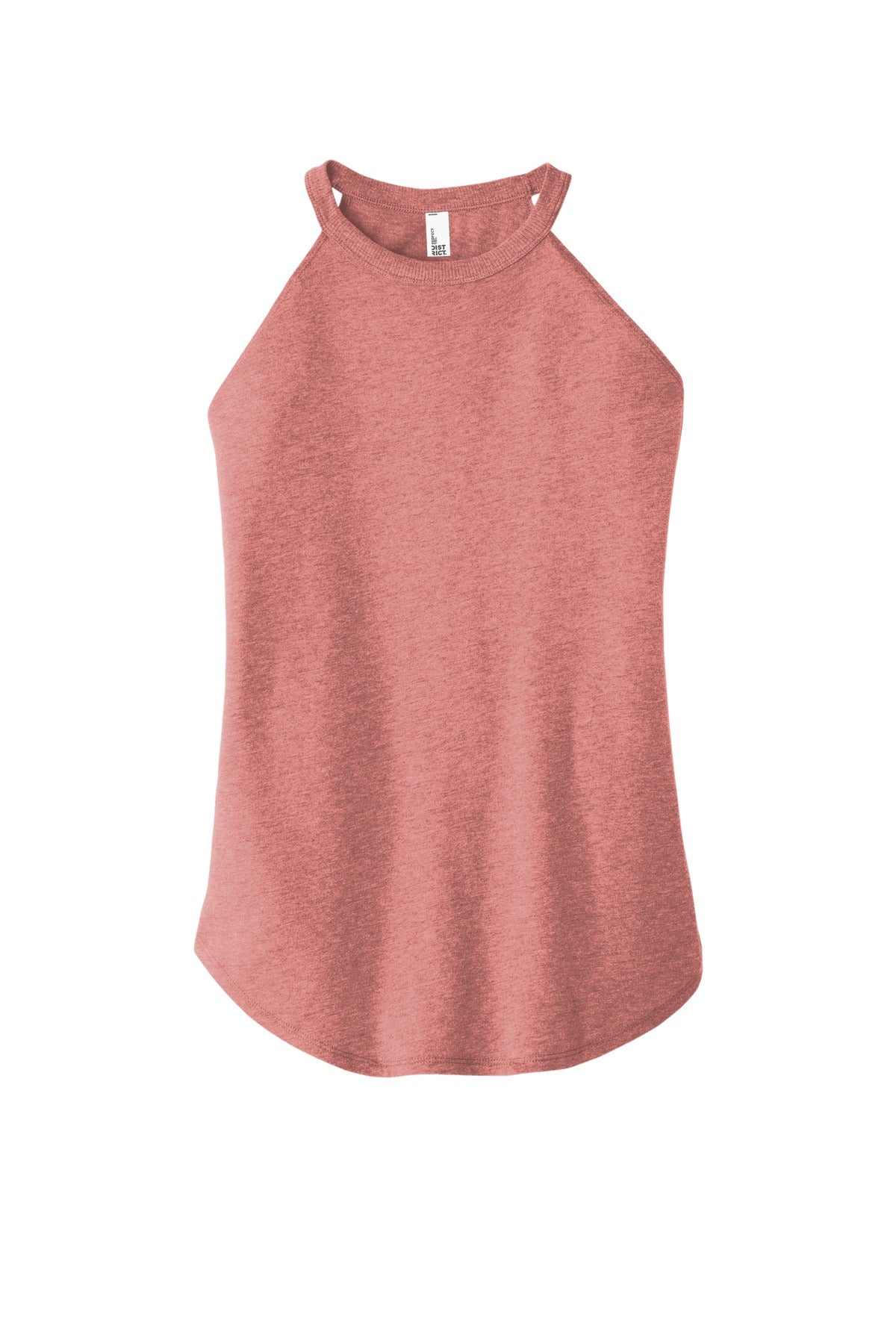 District Women's Perfect Tri Rocker Tank DT137L Blush Frost