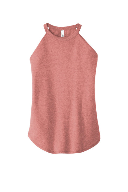 District Women's Perfect Tri Rocker Tank DT137L Blush Frost