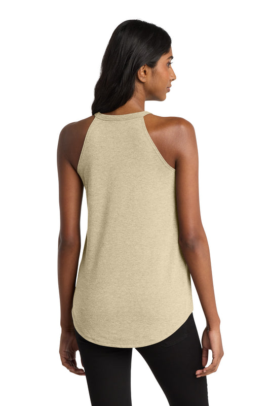 District Women's Perfect Tri Rocker Tank DT137L Desert Tan Heather