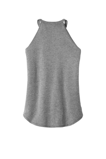 District Women's Perfect Tri Rocker Tank DT137L Grey Frost