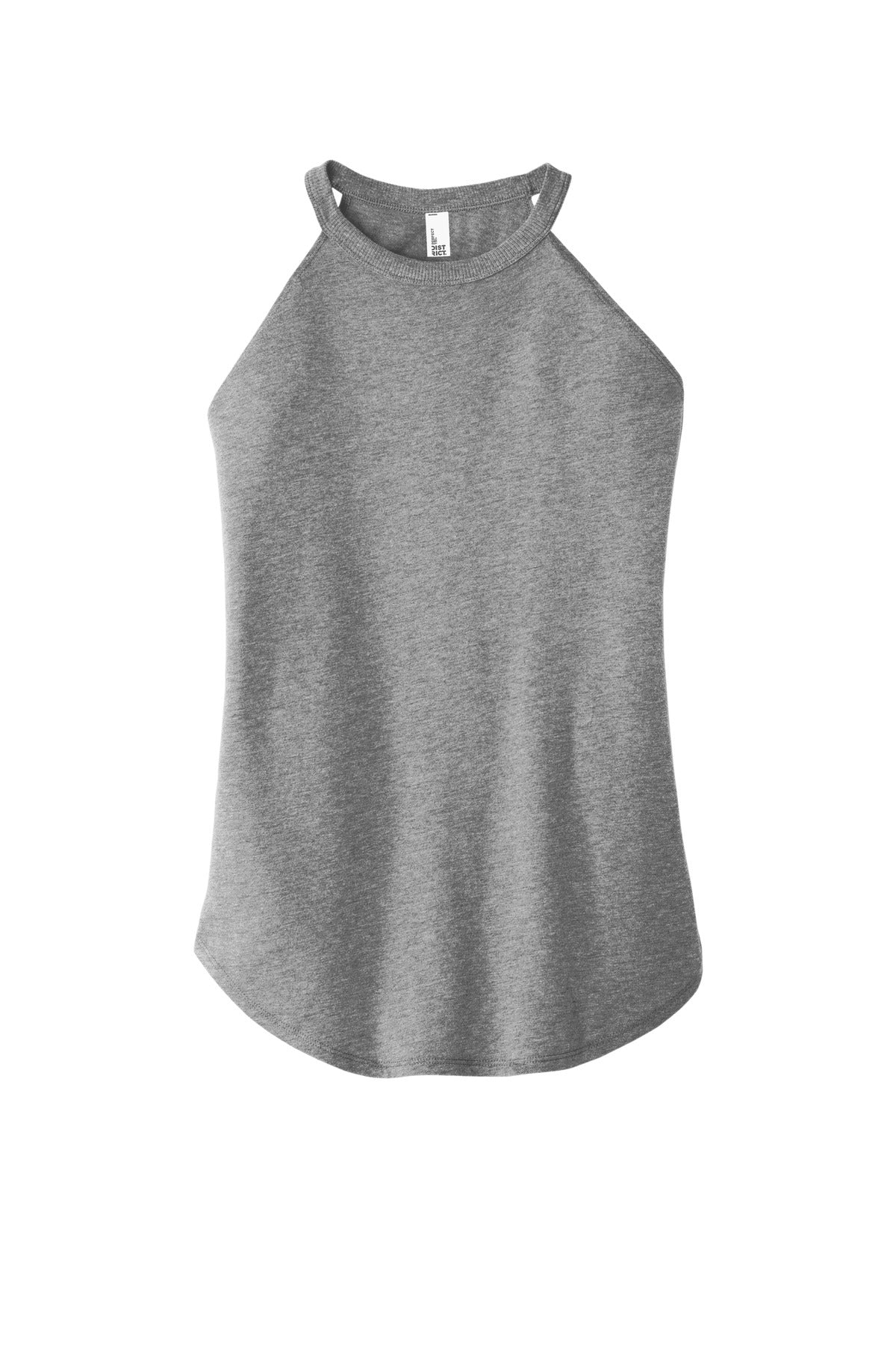 District Women's Perfect Tri Rocker Tank DT137L Grey Frost