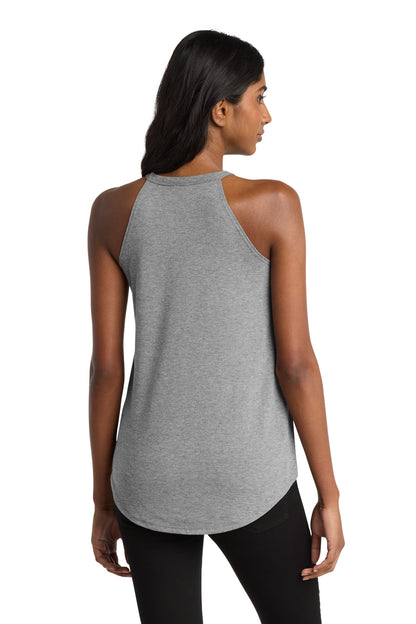 District Women's Perfect Tri Rocker Tank DT137L Grey Frost
