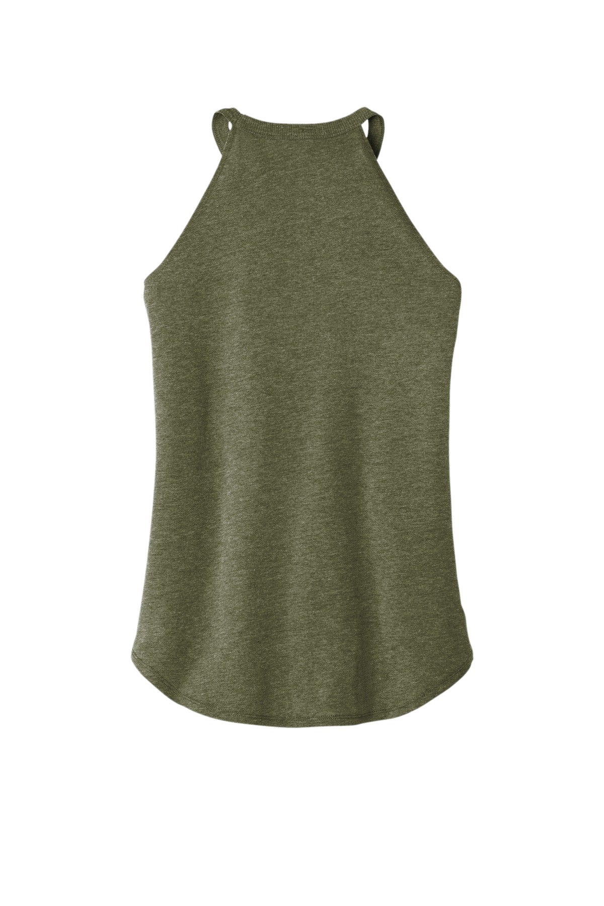 District Women's Perfect Tri Rocker Tank DT137L Military Green Frost