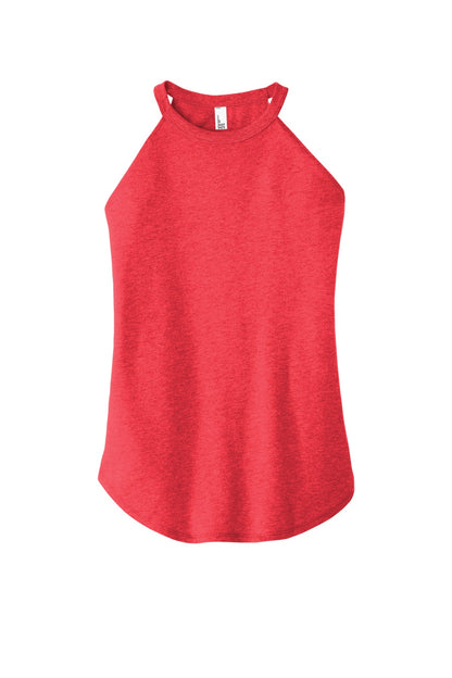 District Women's Perfect Tri Rocker Tank DT137L Red Frost