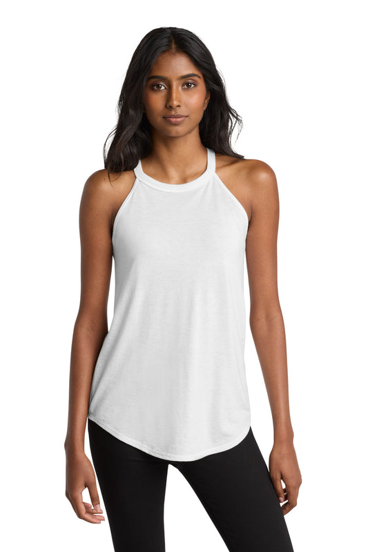 District Women's Perfect Tri Rocker Tank DT137L White