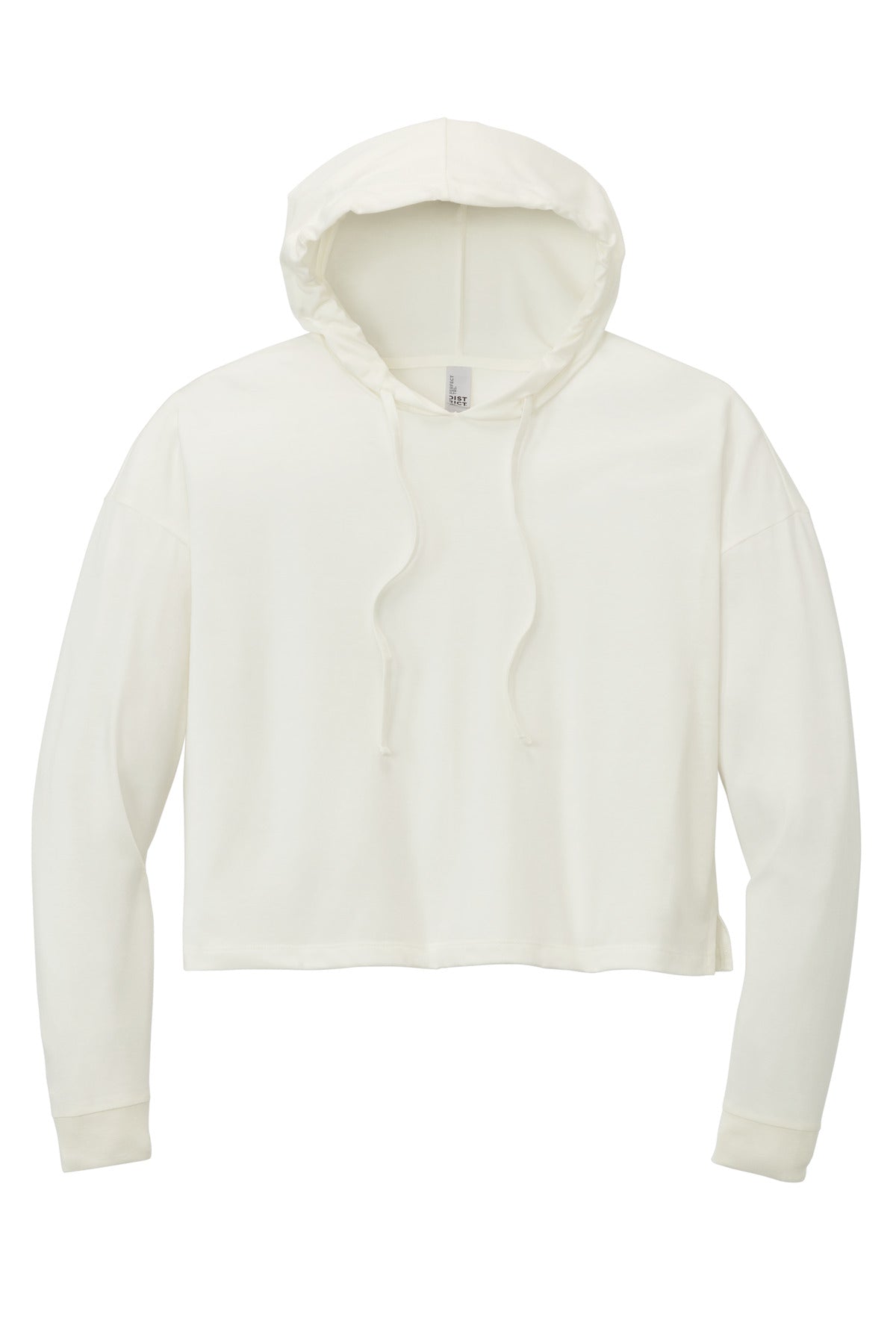 District Women's Perfect Tri Midi Long Sleeve Hoodie DT1390L Natural