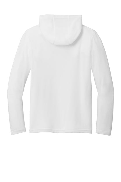 District Youth Perfect Tri Long Sleeve Hoodie DT139Y White