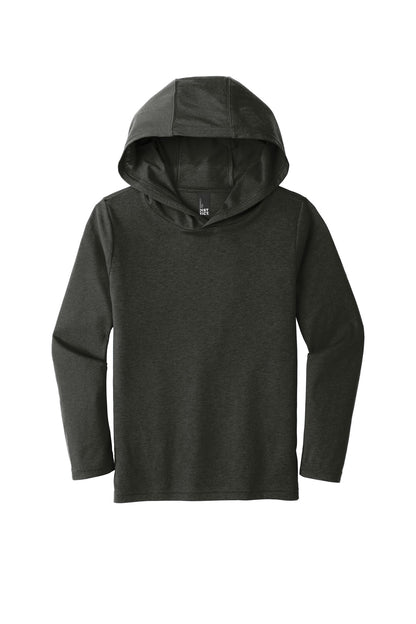 District Youth Perfect Tri Long Sleeve Hoodie DT139Y Black Frost