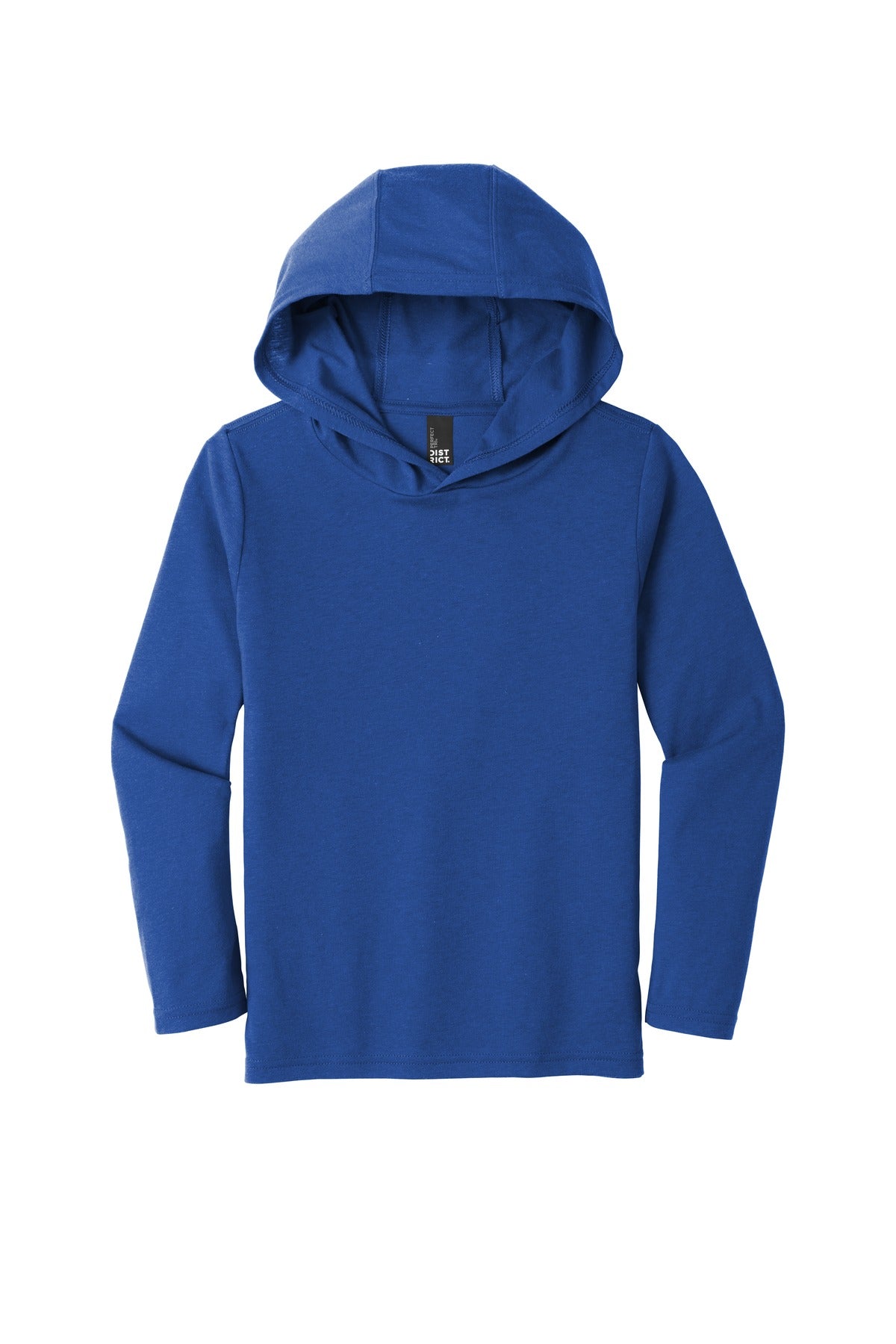 District Youth Perfect Tri Long Sleeve Hoodie DT139Y Deep Royal