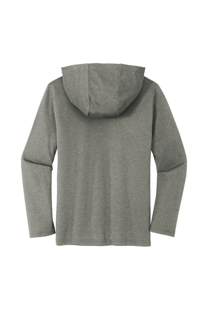 District Youth Perfect Tri Long Sleeve Hoodie DT139Y Grey Frost
