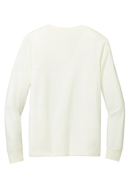 District Perfect Tri Long Sleeve Henley DT145 Natural