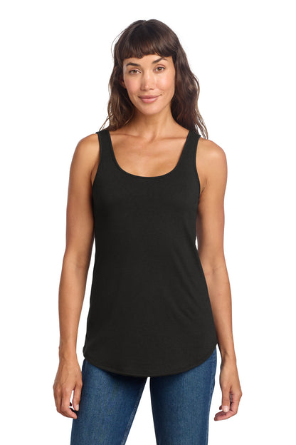 District Women's Perfect Tri Relaxed Tank DT151 Black