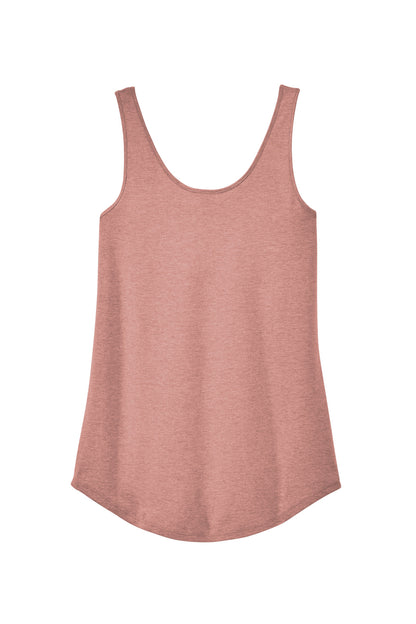District Women's Perfect Tri Relaxed Tank DT151 Blush Frost