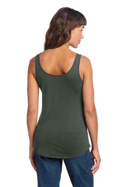 District Women's Perfect Tri Relaxed Tank DT151 Deepest Grey