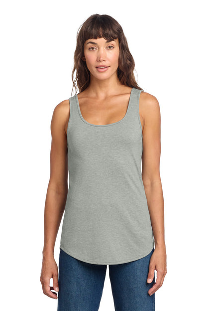 District Women's Perfect Tri Relaxed Tank DT151 Heathered Grey
