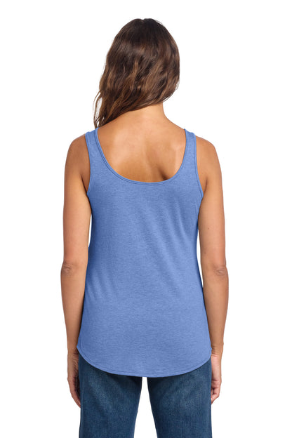 District Women's Perfect Tri Relaxed Tank DT151 Maritime Frost
