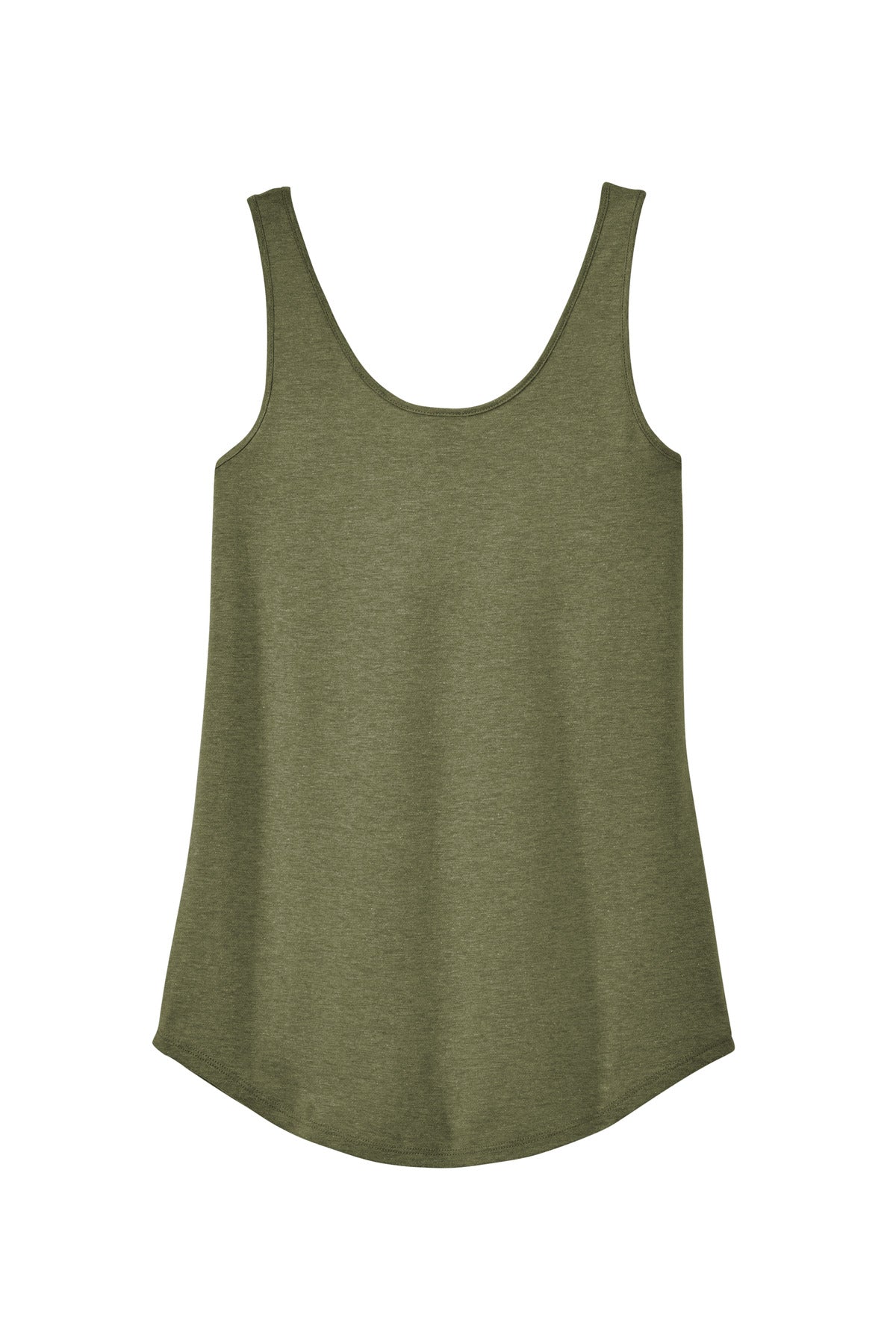 District Women's Perfect Tri Relaxed Tank DT151 Military Green Frost