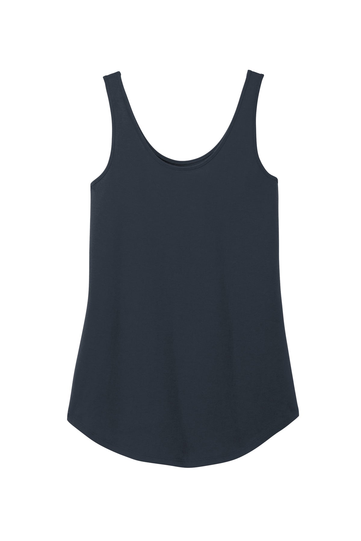 District Women's Perfect Tri Relaxed Tank DT151 New Navy