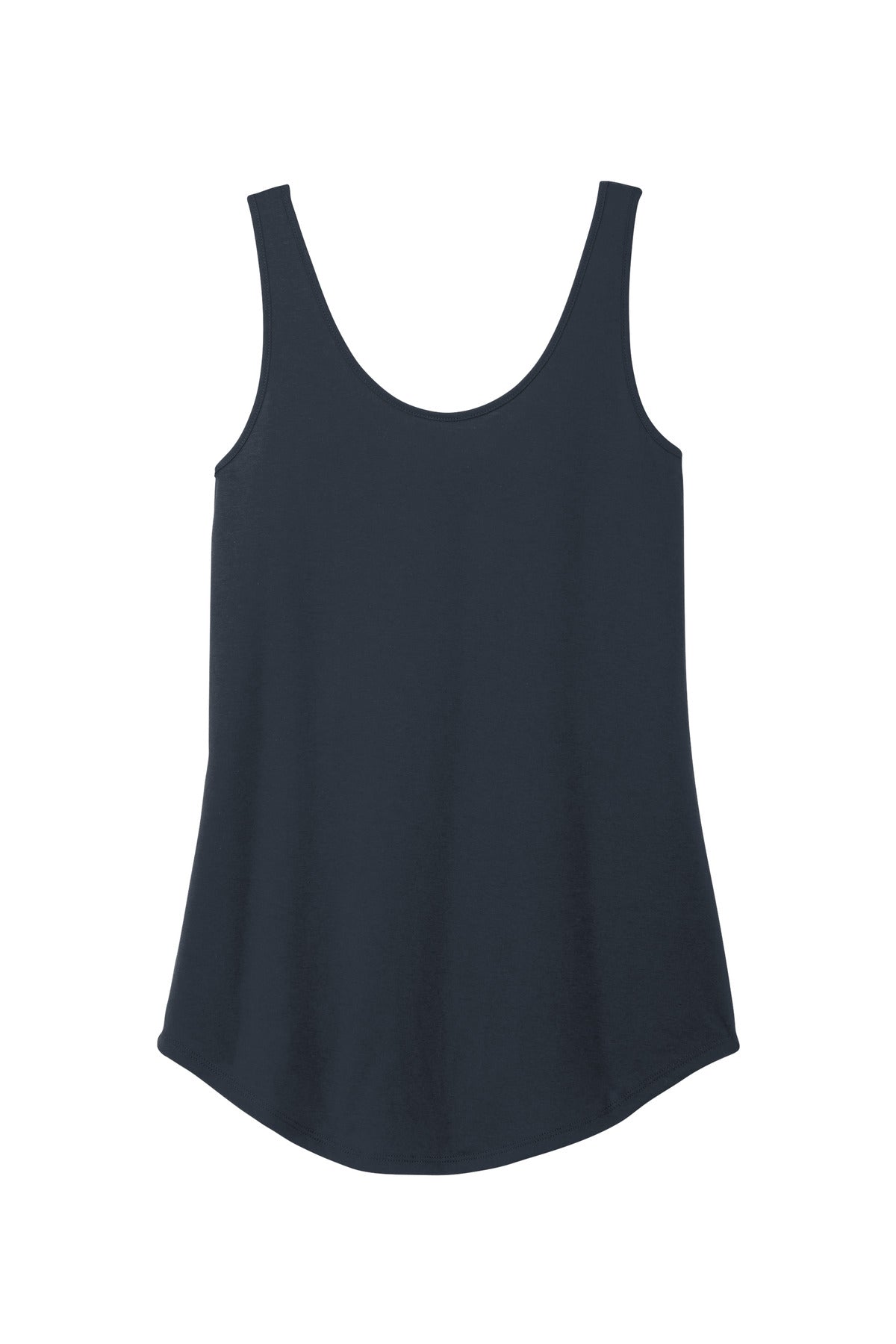 District Women's Perfect Tri Relaxed Tank DT151 New Navy