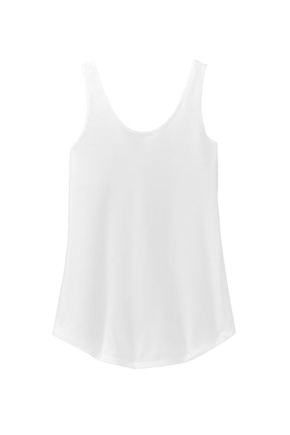 District Women's Perfect Tri Relaxed Tank DT151 White