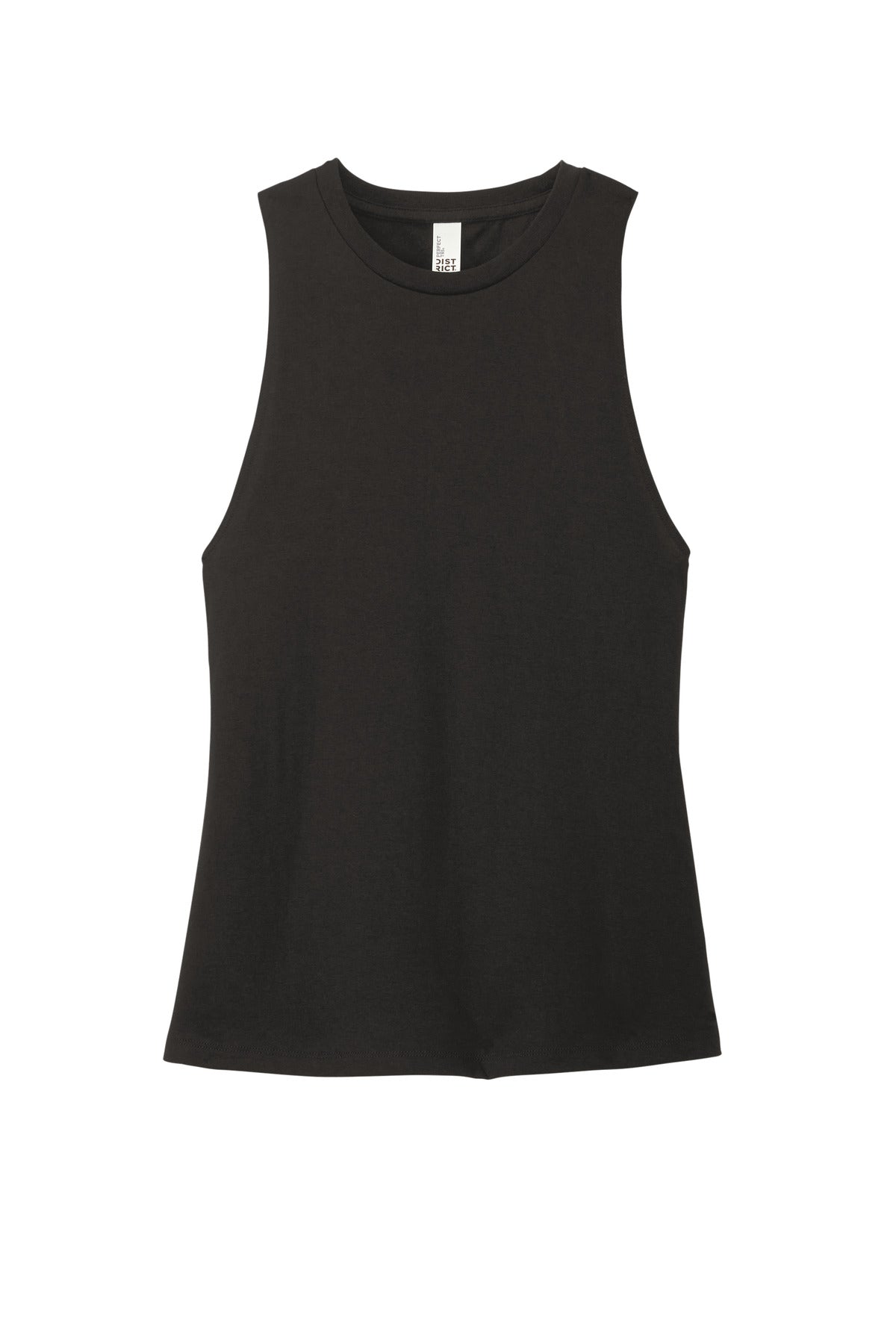 District Women's Perfect Tri Muscle Tank DT153 Black