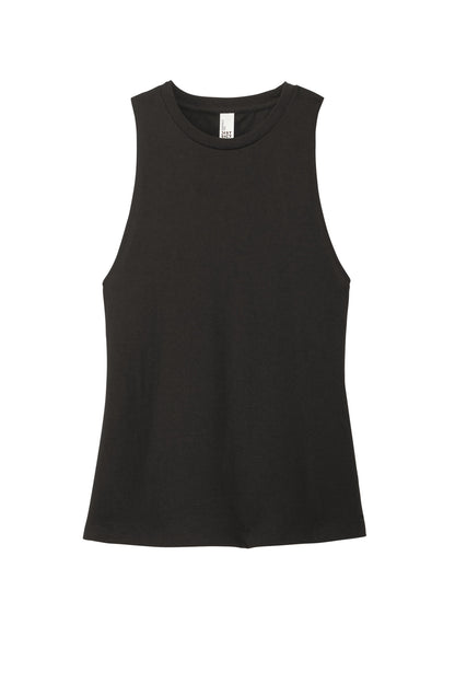 District Women's Perfect Tri Muscle Tank DT153 Black
