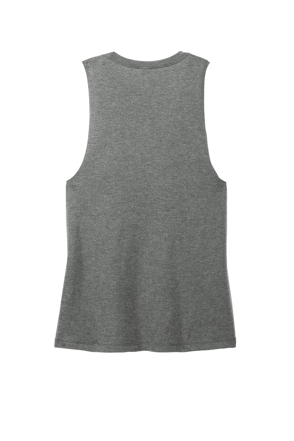 District Women's Perfect Tri Muscle Tank DT153 Heathered Charcoal