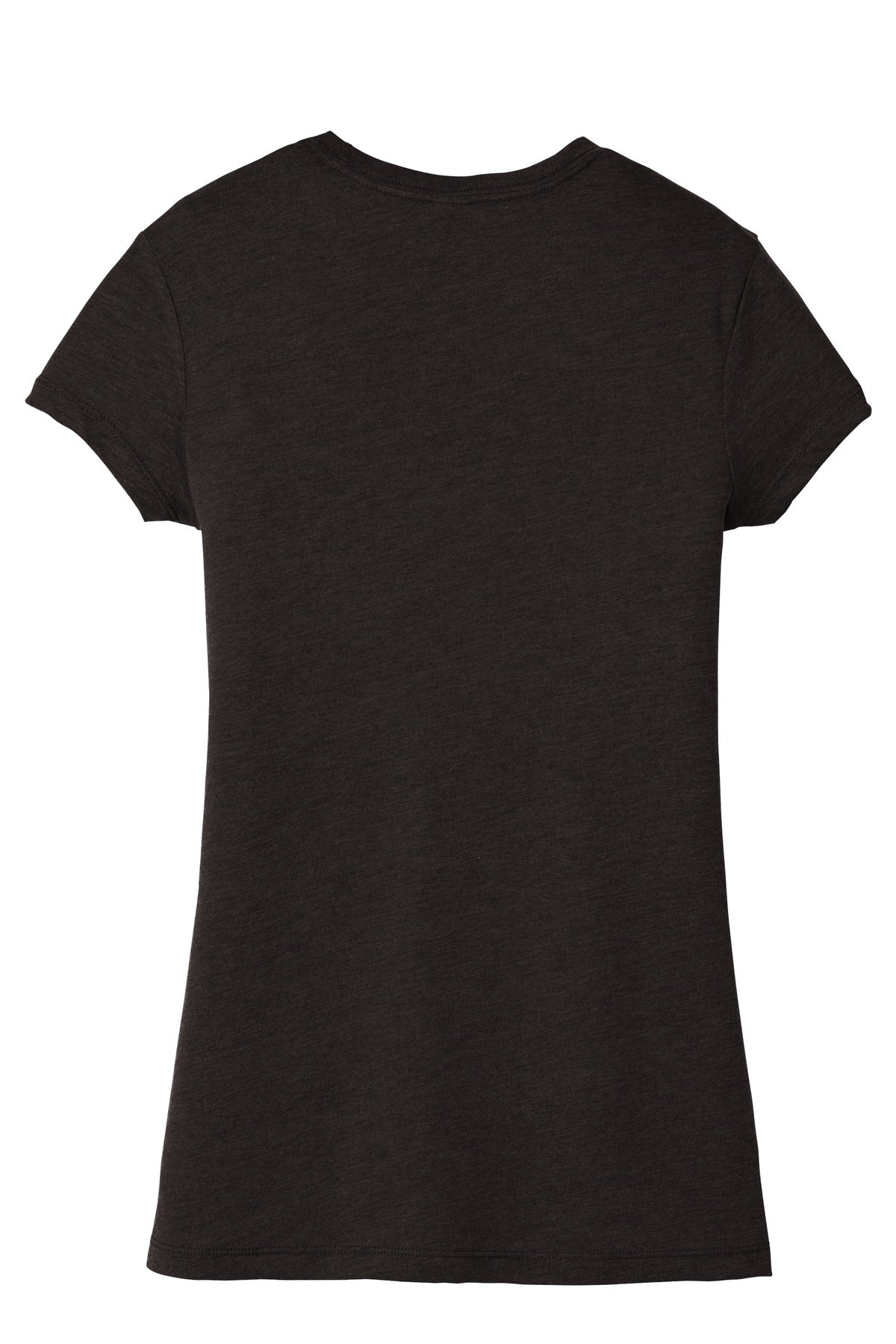 District Women's Fitted Perfect Tri Tee DT155 Black Frost