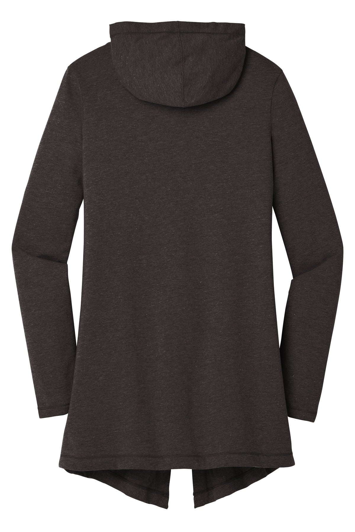 District Women's Perfect Tri Hooded Cardigan DT156 Black Frost