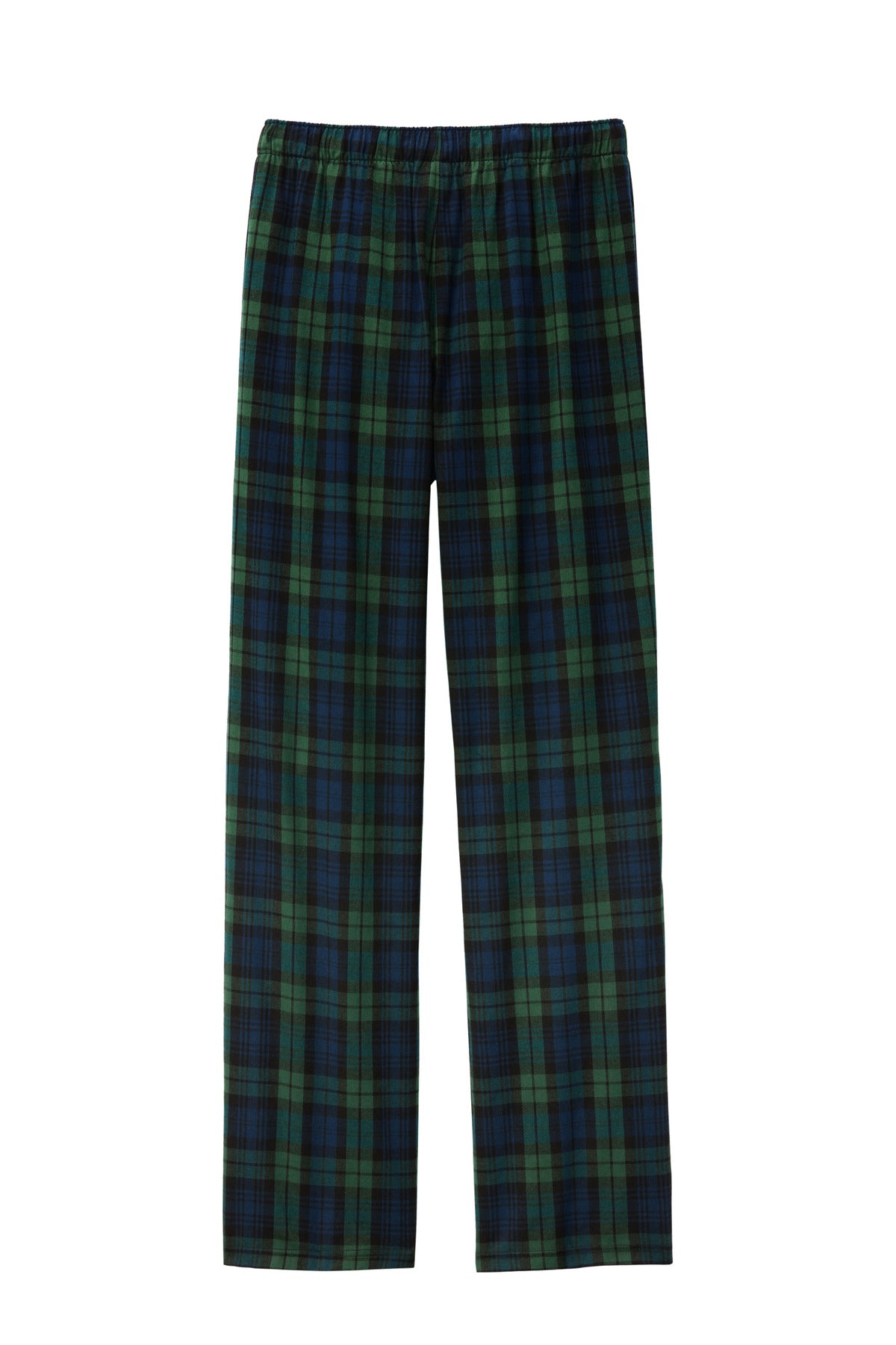 District Flannel Plaid Pant DT1800 Forest Green/ Team Navy Black Watch Plaid