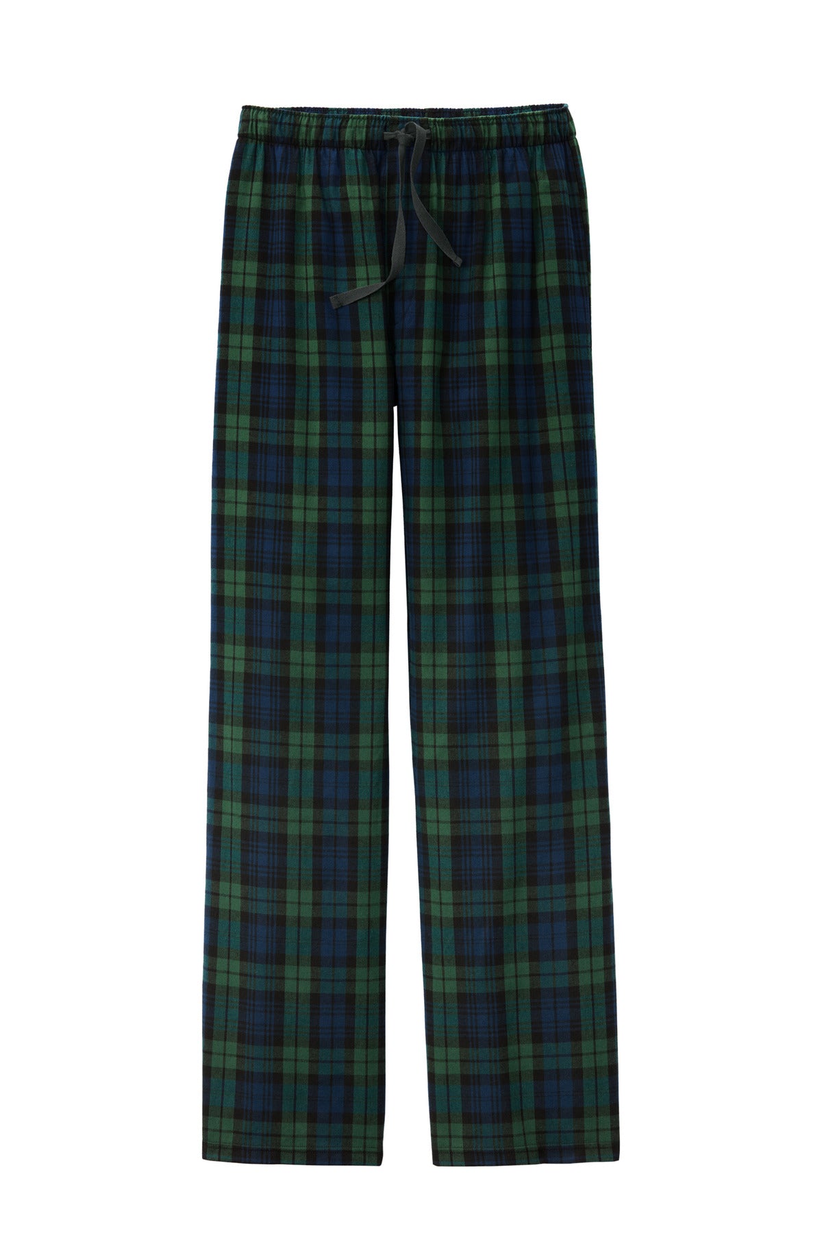 District Flannel Plaid Pant DT1800 Forest Green/ Team Navy Black Watch Plaid