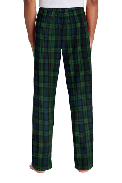District Flannel Plaid Pant DT1800 Forest Green/ Team Navy Black Watch Plaid