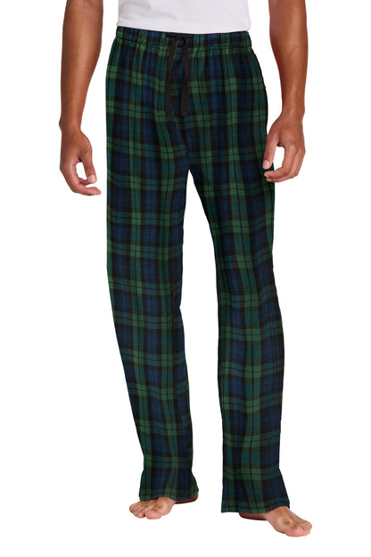 District Flannel Plaid Pant DT1800 Forest Green/ Team Navy Black Watch Plaid
