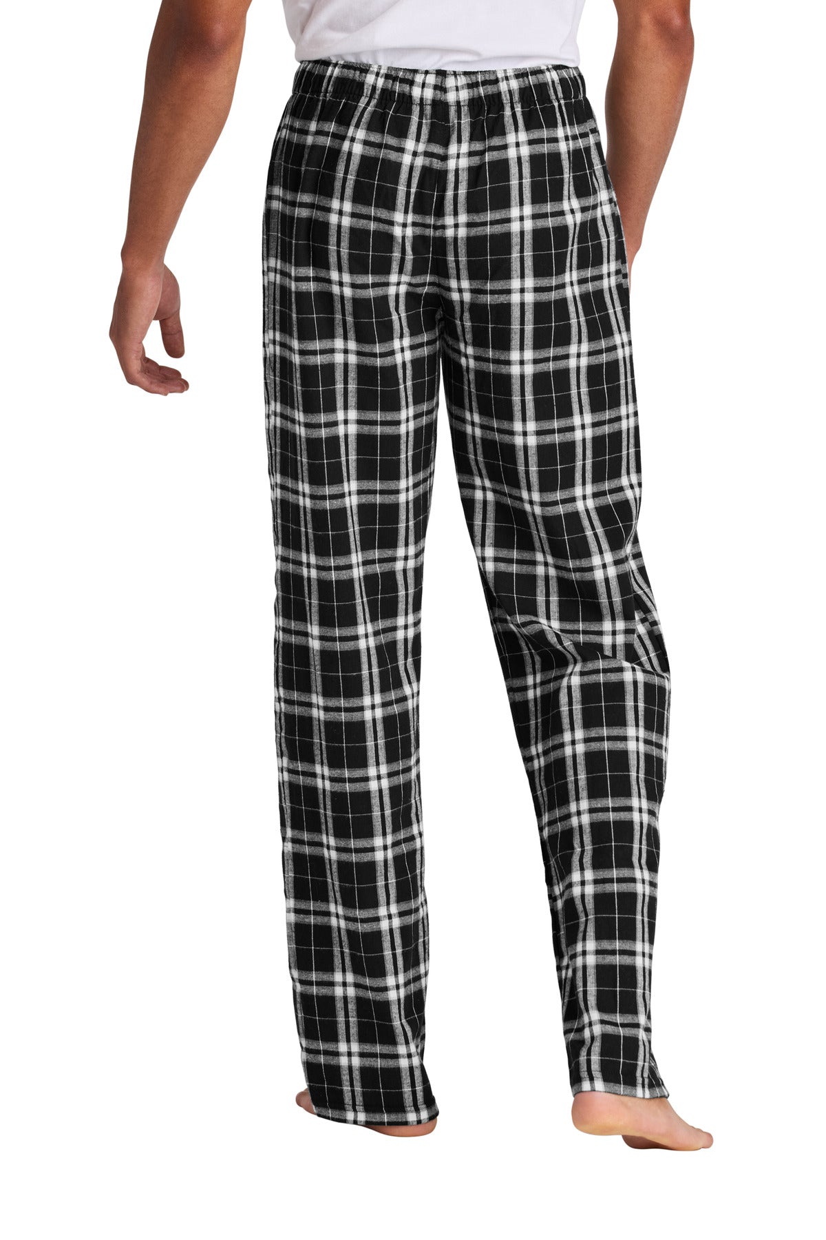 District Flannel Plaid Pant DT1800 Black