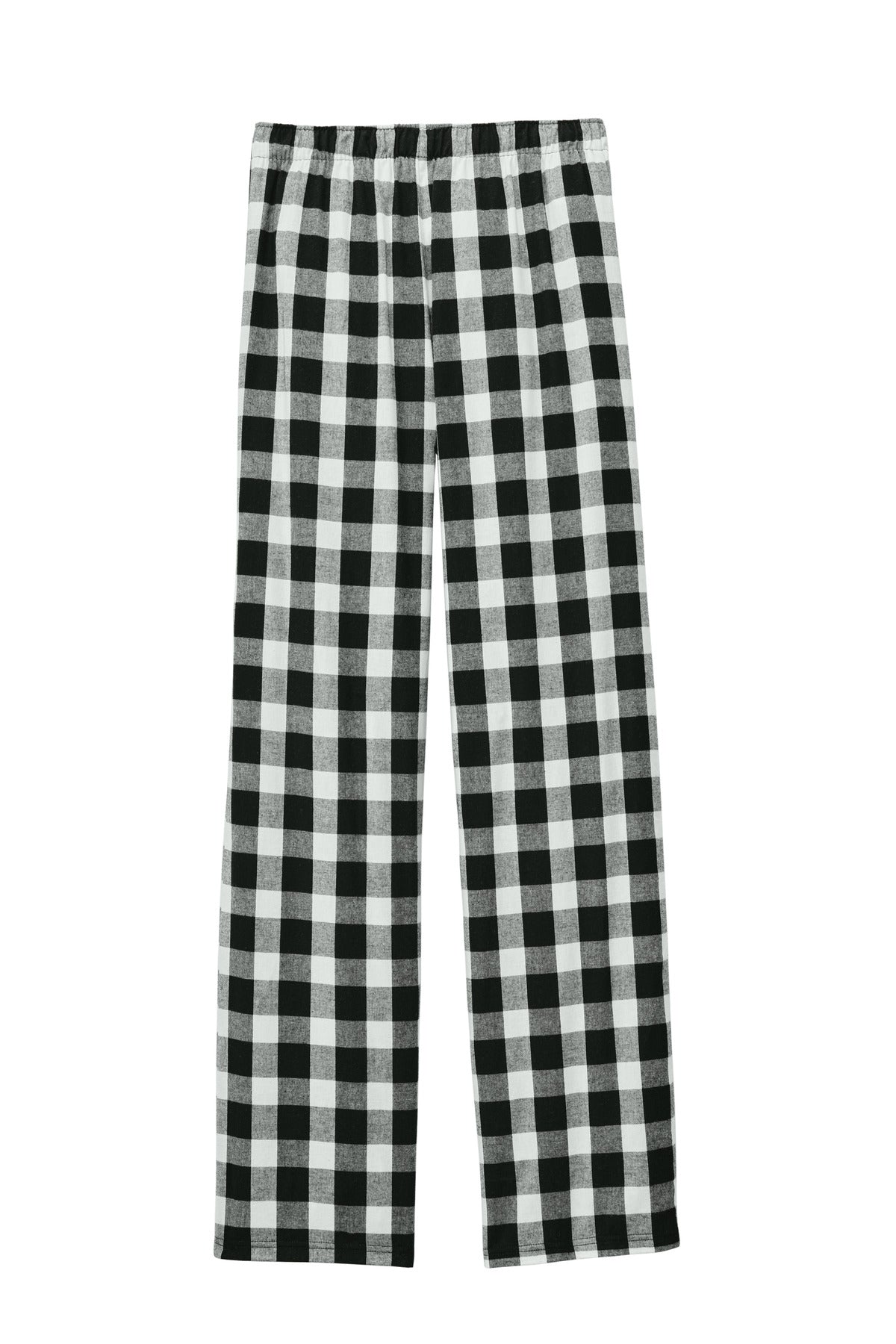 District Flannel Plaid Pant DT1800 Black/ White Buffalo Check