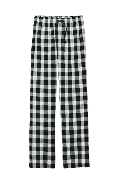 District Flannel Plaid Pant DT1800 Black/ White Buffalo Check