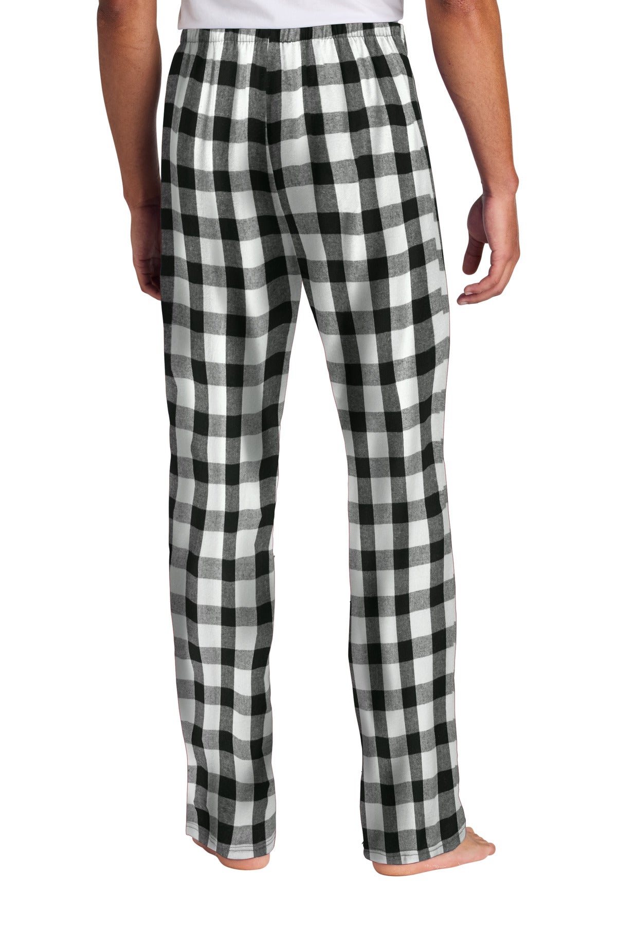 District Flannel Plaid Pant DT1800 Black/ White Buffalo Check
