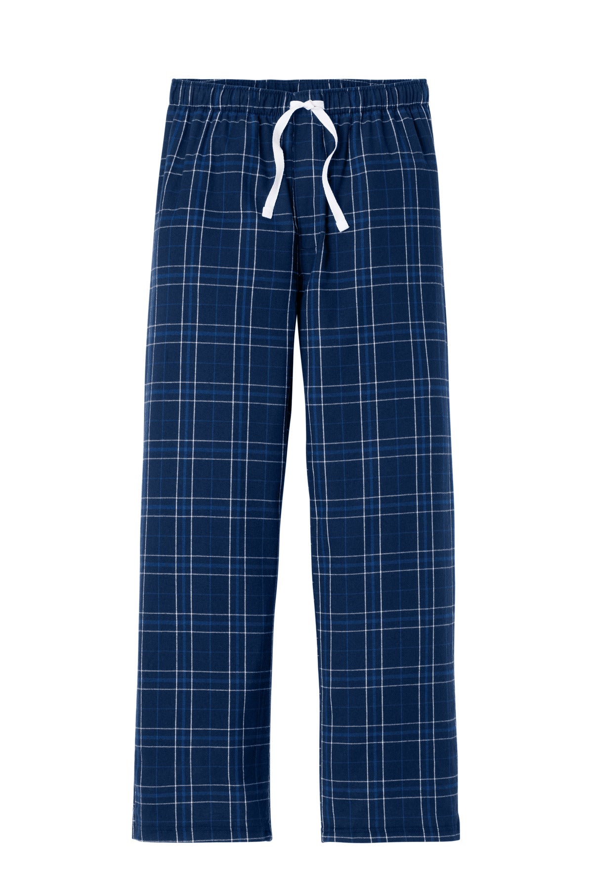 District Flannel Plaid Pant. DT1800 Dark Royal Scotch Plaid