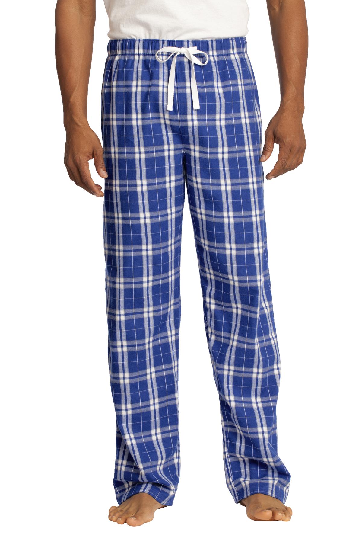 District Flannel Plaid Pant DT1800 Deep Royal