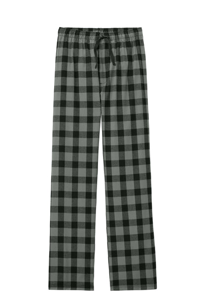 District Flannel Plaid Pant DT1800 Grey/ Black Buffalo Check
