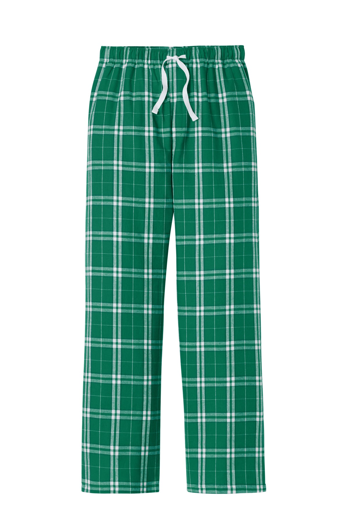District Flannel Plaid Pant. DT1800 Kelly Green/ White
