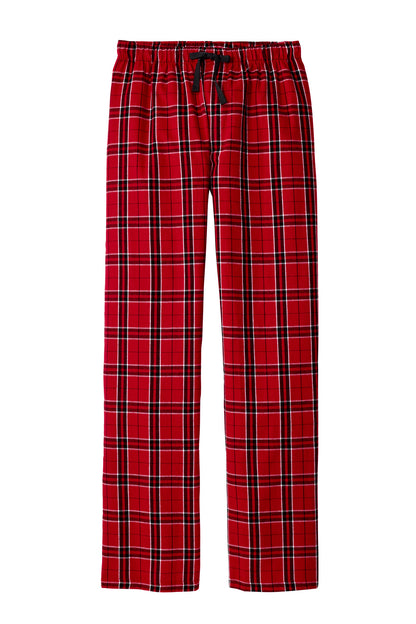 District Flannel Plaid Pant DT1800 New Red