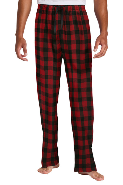 District Flannel Plaid Pant DT1800 Red/ Black Buffalo Check