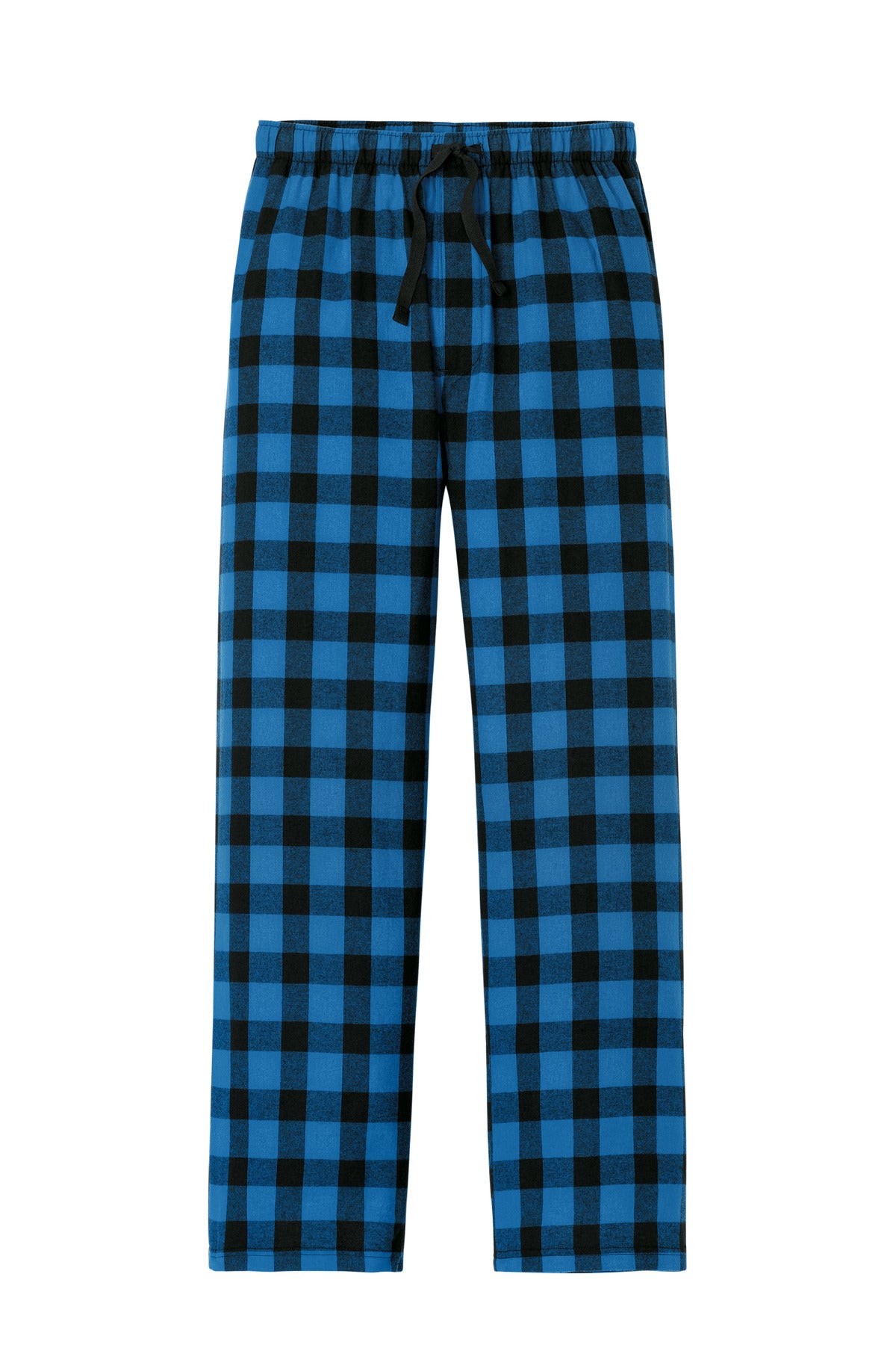 District Flannel Plaid Pant. DT1800 Royal/ Black Buffalo Check