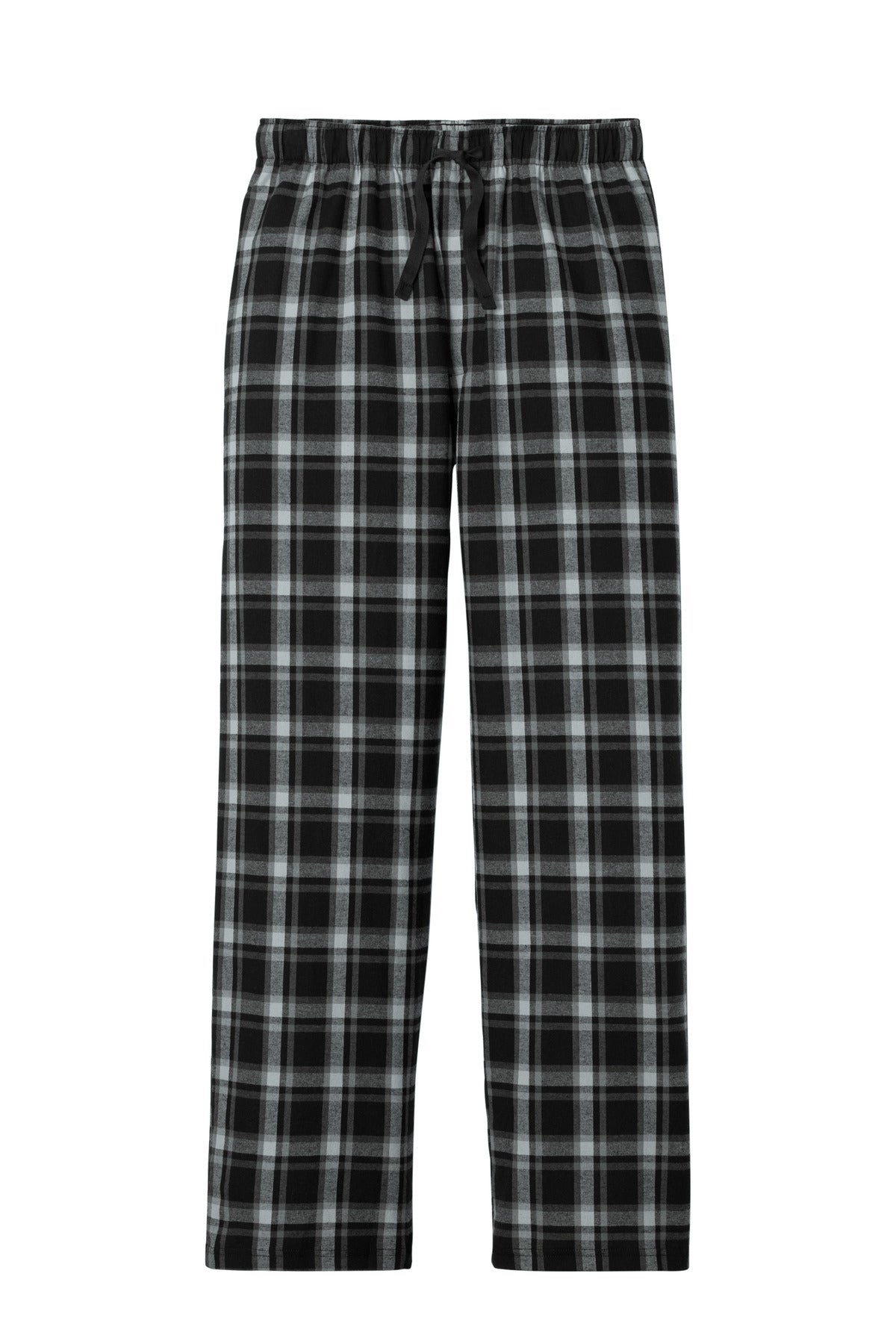District Flannel Pocket Pant DT1810 Black/ Grey Dress Plaid