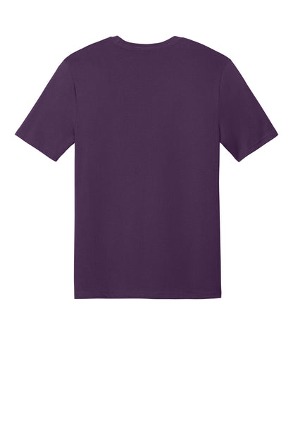 District Perfect Weight CVC Tee DT184 Blackberry