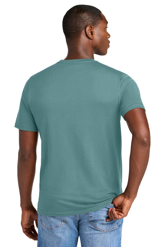 District Perfect Weight CVC Tee DT184 Bluestone
